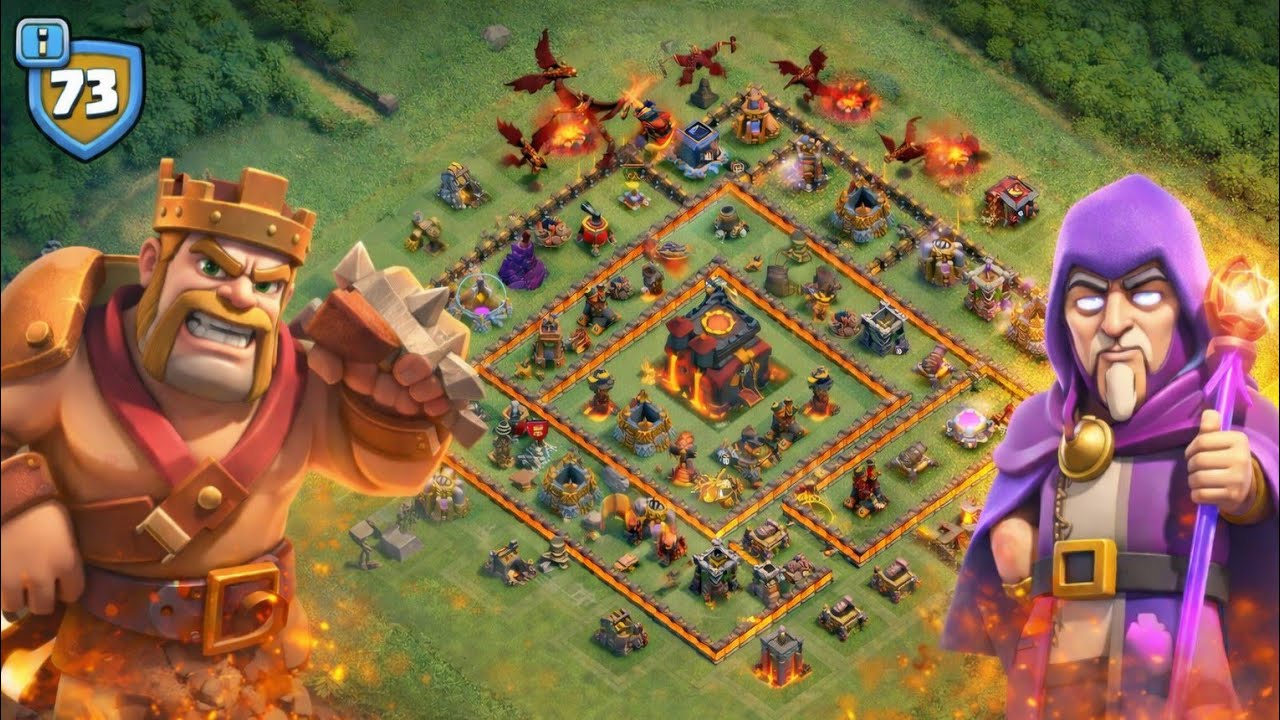 Visiting a Powerful TH10 Base in Clash of Clans 👀
