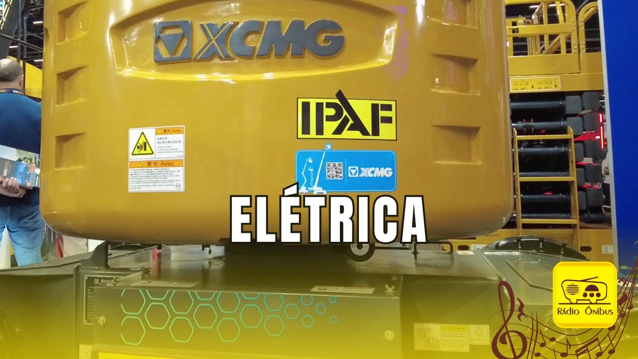 Intermodal 2024. Jacques Chovghi Iazdi responsável Brasil da divisão de Plataformas Elevatórias Móveis de Trabalho - PEMT da XCMG.
