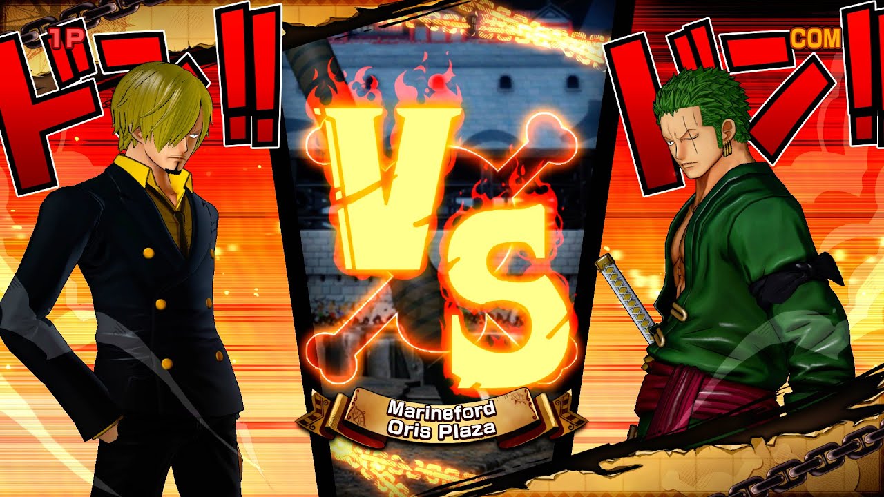 Sanji vs Zoro - One Piece: Burning Blood - YouTube