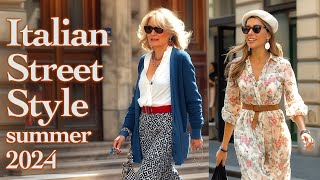 Italian Street Style Summer 2024 ☀ Chic Outfits for the Start of Summer. Luxury Shopping walk