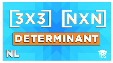 DETERMINANT van een 3x3 en NxN MATRIX | MATRICES | Theorie en Voorbeelden