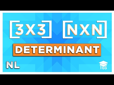 DETERMINANT van een 3x3 en NxN MATRIX | MATRICES | Theorie en Voorbeelden