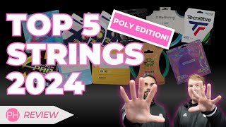 REVIEW: THE TOP 5 TENNIS STRINGS 2024 | POLY VERSION | STRING REVIEW | COMPARISON screenshot 5