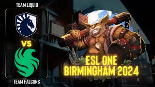 Team Liquid проти Team Falcons | Гра 1 | ESL One Birmingham 2024 - Group A Tiebreakers