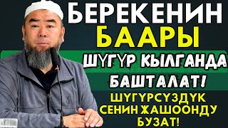 видео: ШҮГҮРСҮЗДҮК СЕНИН ЖАШООҢДУ БУЗАТ! БЕРЕКЕНИН БААРЫ ШУГУР КЫЛГАНДАН БАШТАЛАТ! картинка: ШҮГҮРСҮЗДҮК СЕНИН ЖАШООҢДУ БУЗАТ! БЕРЕКЕНИН БААРЫ ШУГУР КЫЛГАНДАН БАШТАЛАТ!