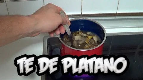 ¿Cómo hacer té de cáscara de plátano para adelgazar?