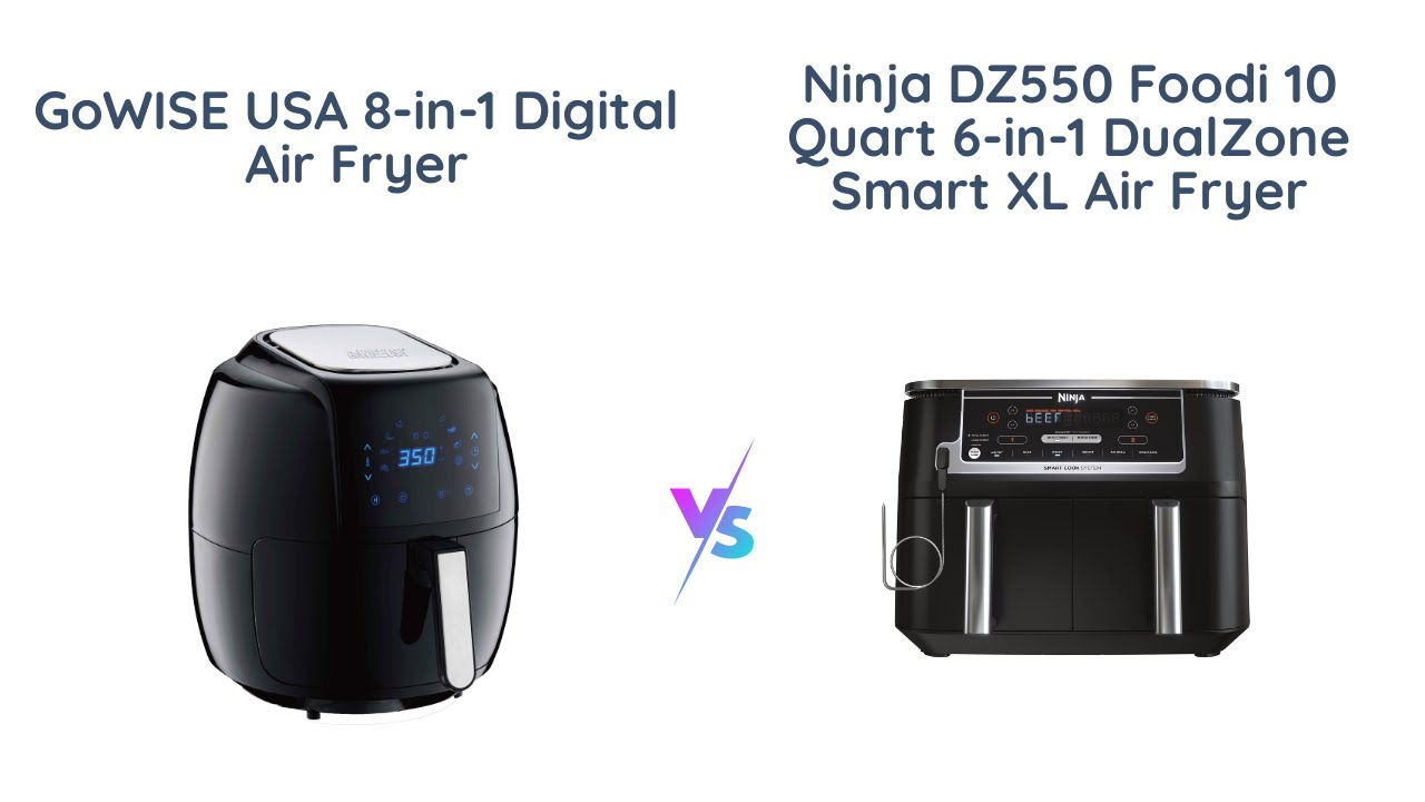 Ninja DZ550 Foodi 10 Quart 6-in-1 DualZone Smart XL Air Fryer with