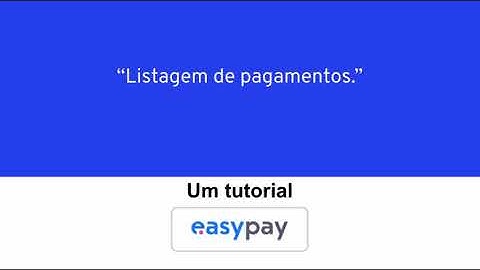 TUTORIAL Easypay - Filtros e exportar pagamentos