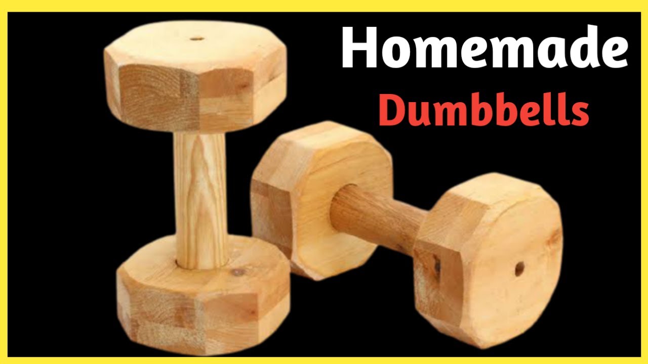 how to make dumbbells at home For Free DIY Weights YouTube