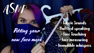 Scottish ASMR – Fitting you for a new scarf mask | Soft Spoken | Fabric Sounds | Face Measuring