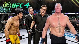 Bruce Lee vs. Brock Lesnar - EA Sports UFC 4 - Epic Fight 🔥🐲