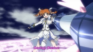 Nanoha vs Fate - ft. Starlight Breaker scene - Mahou Shoujo Lyrical Nanoha The Movie 1st