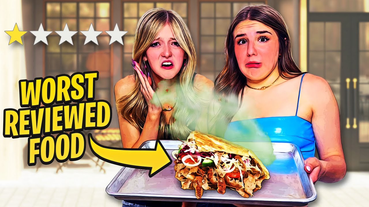 Download EATING At The WORST REVIEWED RESTAURANTS For 24 Hours!!