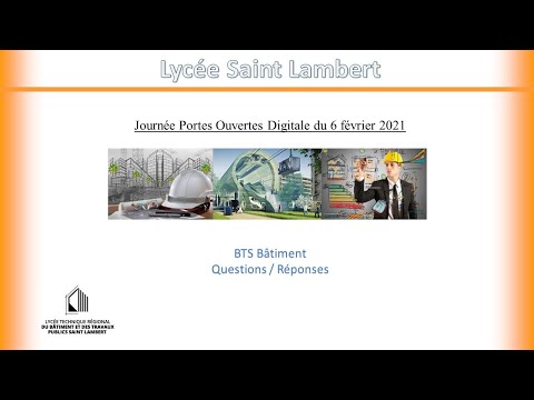 JPO BTS Bâtiment