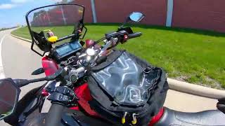 Guy Stops Bike on Highway to Save Turtle From Middle of Road - 1119327