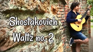 Vignette de la vidéo "D. Shostakovich Waltz No. 2 | Classical Guitar | 500 Sub special"