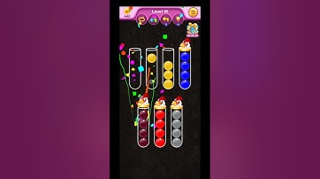 ball sort : color puzzle games level 16, 17, 18, 19 and 20