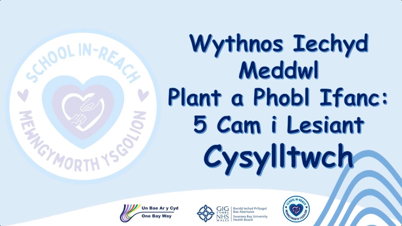 Cysylltu - Wythnos Iechyd Meddwl Plant 2025 Ysgolion Cynradd - YouTube