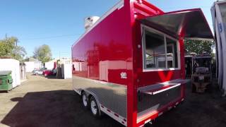 Concession trailer built by quality trailers inc