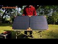 How Bifacial Solar Improves Efficiency | MHPOWOS 100W Foldable Panel