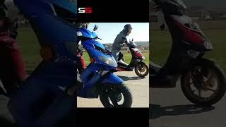 Aprilia SR50 vs. Peugeot Speedfight 2