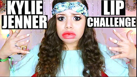 KYLIE JENNER LIP CHALLENGE GONE WRONG!? | Krazyrayray