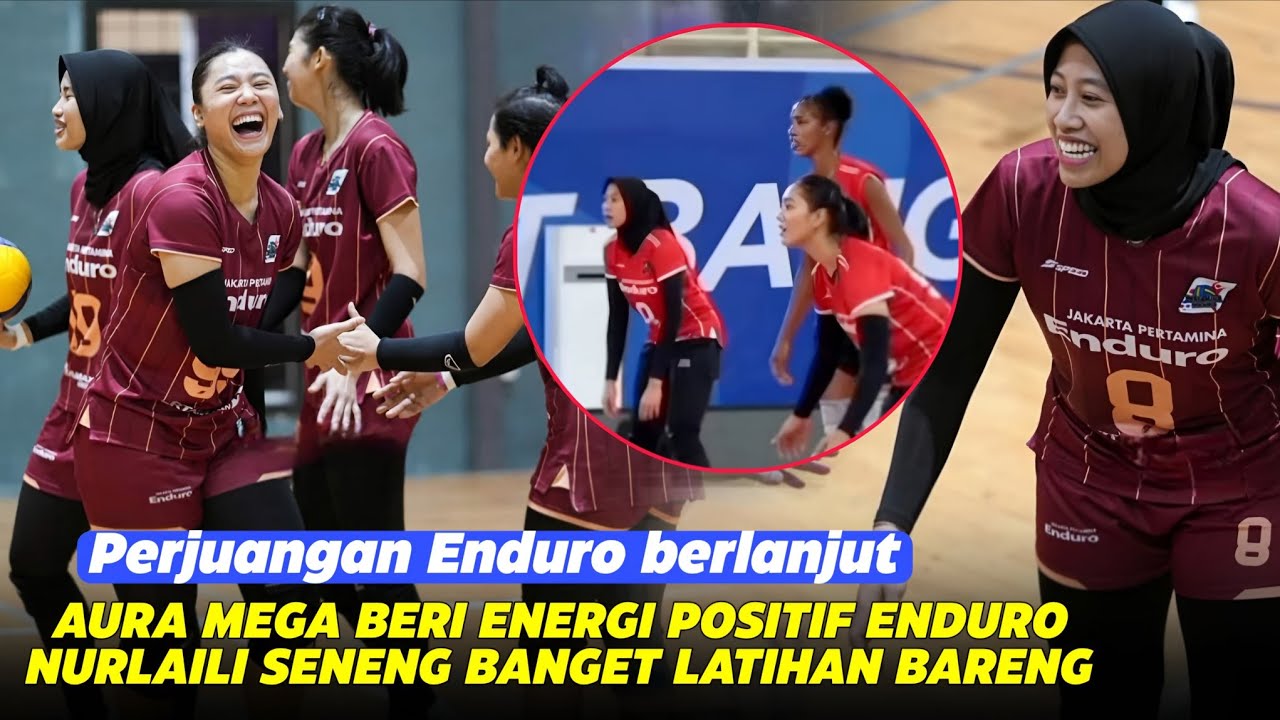 Aura Positif Mega Buat Pemain JPE Ceria🤔⁉️Nurlaili Nikmati Latihan Bareng Megawati🥰