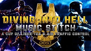 Diving Into Hell (Helldivers 2/Halo 3: ODST) - Music Stitch (A Cup of Liber-Tea/Air Traffic Control)