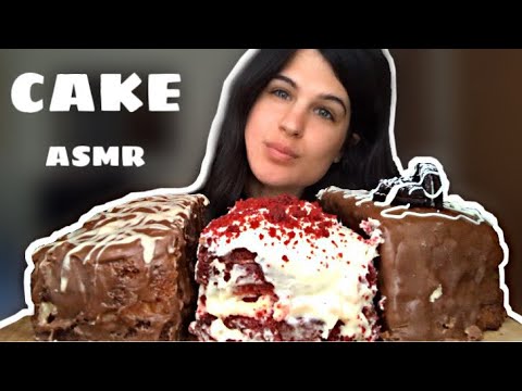 ASMR | BUENO RED VELVET CHOCOLATE OREO CAKE | EATING SOUNDS | MUKBANG