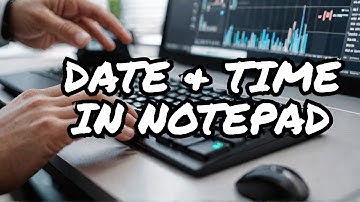 How to Add Date and Time in Notepad - Simple Script!