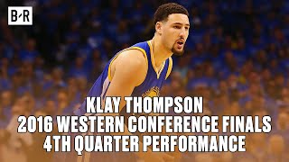 Klay Thompson's Epic 4th Quarter Performance | 2016 WCF Game 6