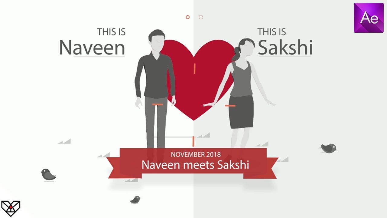 #14 Animated Save the Date - 2020 | Free download After Effects Template