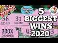 TOP 5 Biggest Wins of 2020!  🚀Scratch Life VS Florida Lottery