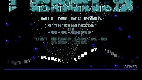 Rebels   4th Dimension BBS Open mp4 HYPERSPIN AMIGA INTRO CRACKTRO DEMO COMMODORE NOT MINE VIDEOS