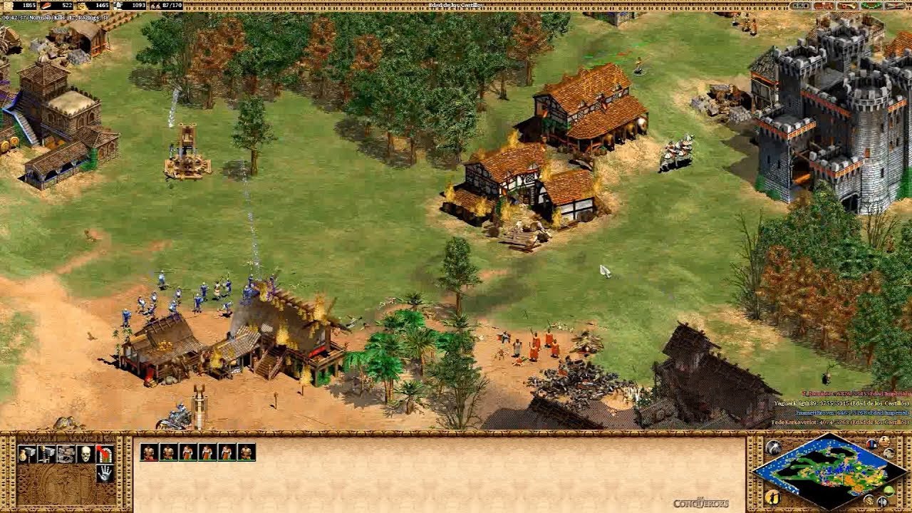 Age of Empires II 167ª Partida Multijugador En Línea Lucas y Fede