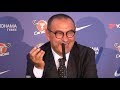 Maurizio sarris first chelsea press conference as manager in full