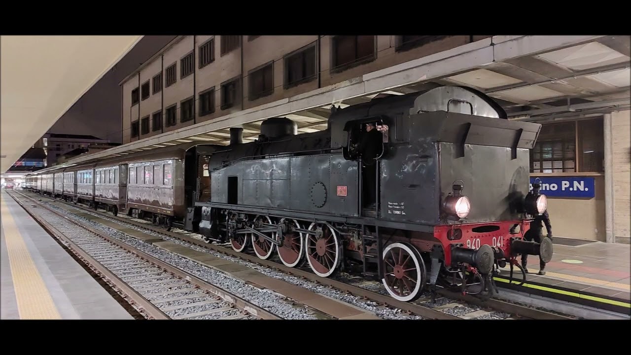 Treno storico Torino - Alba. Viaggio di ritorno e partenza verso il deposito
