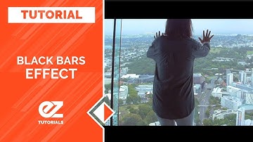How To Create A Cinematic Film Look With Black Bars In After Effects Tutorial
