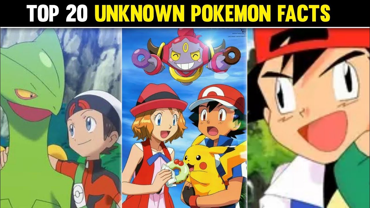 Top 20 Unknown Pokemon Facts|20 Interesting Pokemon Facts|20 Amazing Facts About Pokémon|Hindi|