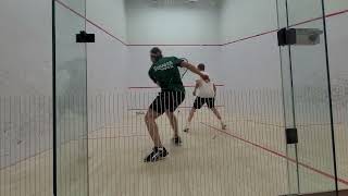 Squash Exhibition Match Dave Baillargeon vs Graeme Schnell #exhibition #match #squash