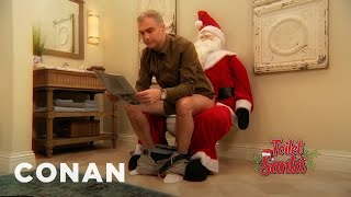 Introducing: The Toilet Santa | CONAN on TBS