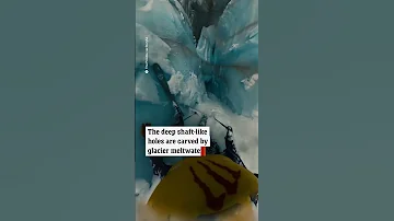 Terrifying Footage Captures A Skier S Descent Into A Glacier 