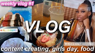 VLOG | a REAL day in the life of an influencer (self care, content day, film set up)