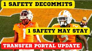 VOLS FOOTBALL, 1 SAFETY DECOMMITS, 1 SAFETY COMING BACK,  VOLS NEWS UPDATE, TENNESSEE VOLS FOOTBALL