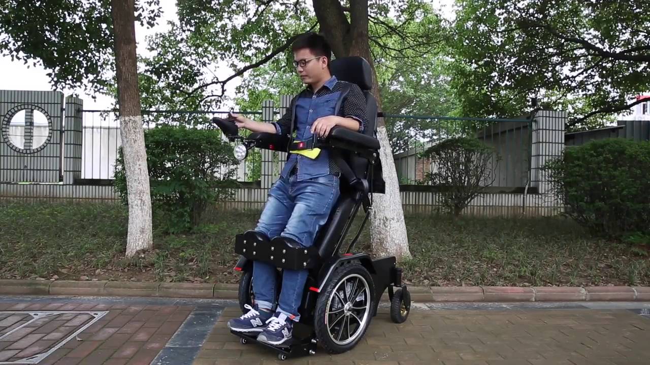 Z01 standing electric power wheelchair laying on wheelchair YouTube