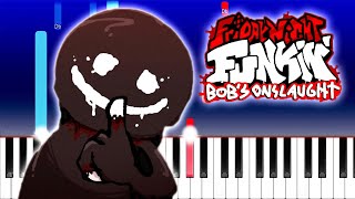 Onslaught - VS Bob 2.0 - Friday Night Funkin (Piano Tutorial)