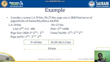 Lecture Video 18CS43 Module3 Contiguous memory Allocation Remya