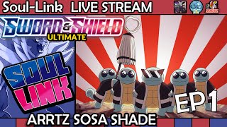 Pokemon Sword and Shield ULTIMATE! 3 Way Soul-link Ep 2 w\/Arrtz and Sosa