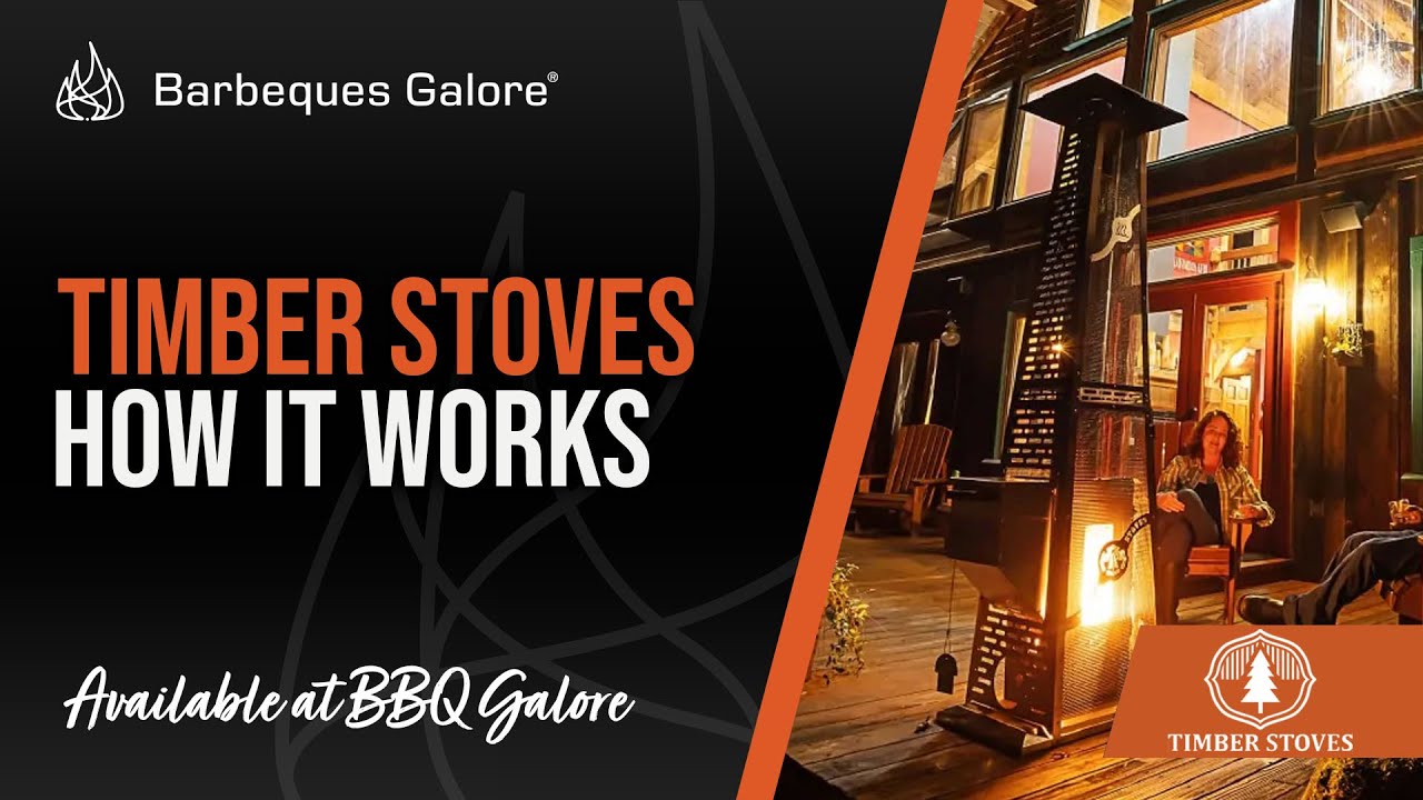 Timber Stoves Big Timber Elite Stainless Steel Pellet Patio Heater