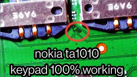 nokia ta 1010 keypad 456 not working  ||  nokia 105 keypad solution 456 / 100% warking